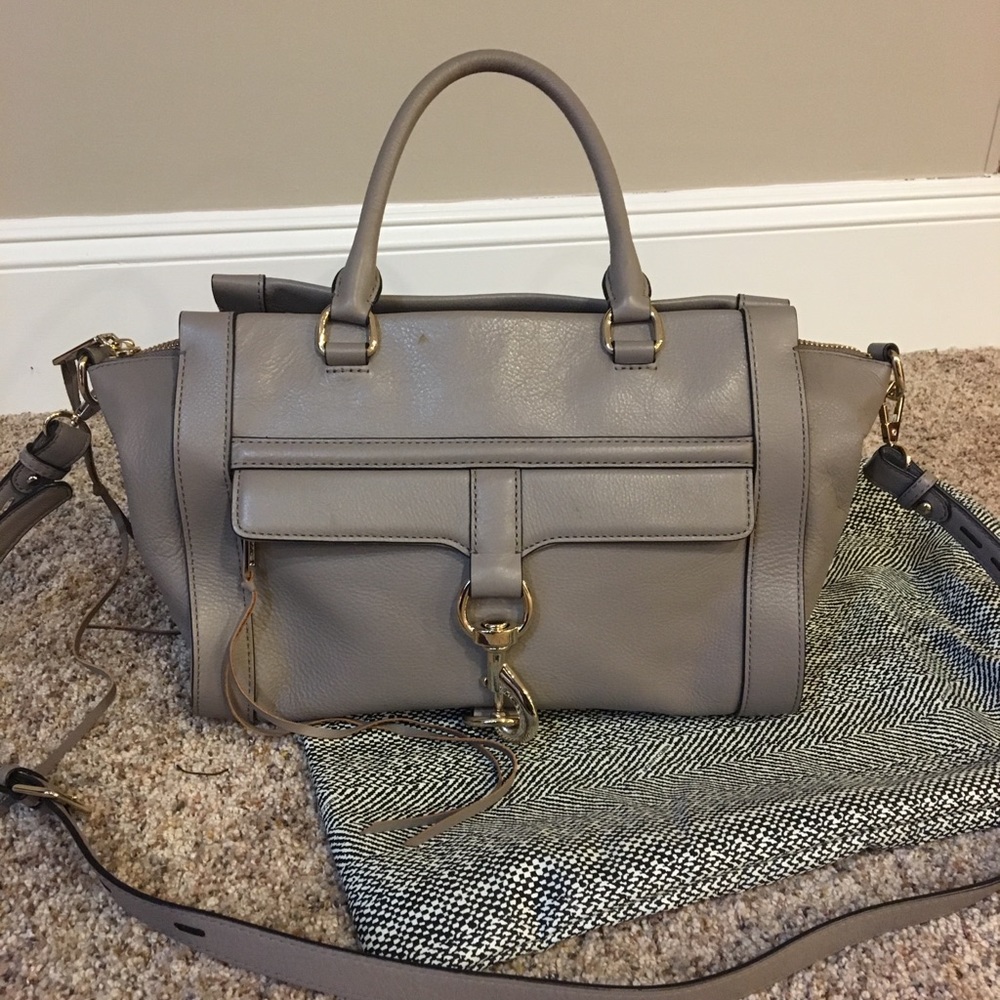 Rebecca Minkoff taupe boho tote